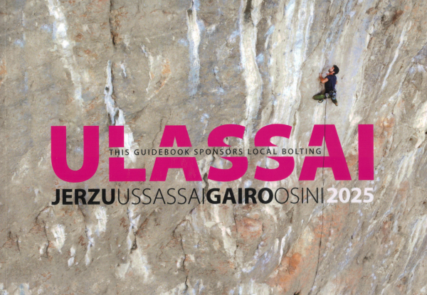 climbing guidebook Ulassai - Jerzu - Ussassai- Osini - 2025