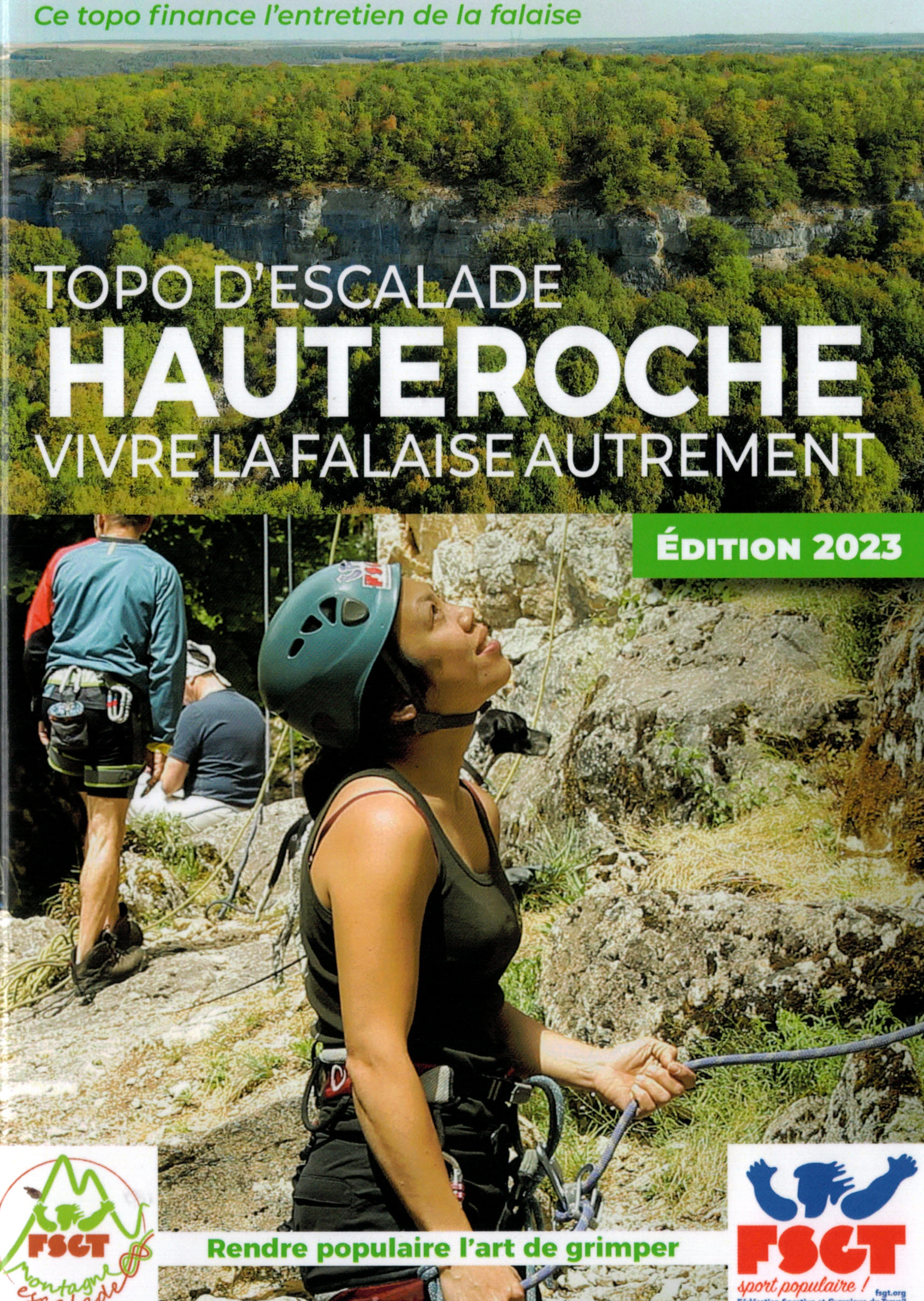 climbing guidebook Topo d´Escalade Hauteroche vivre la Falaise ...