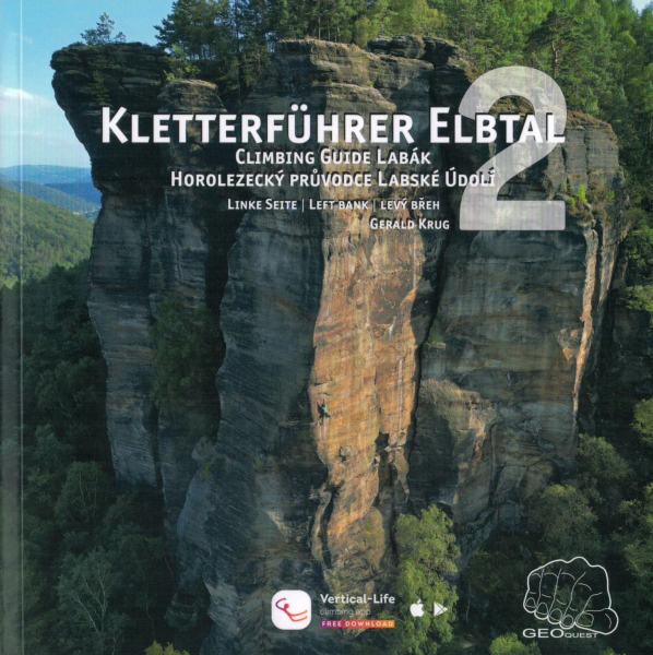 climbing guidebook Elbtal 2 - Linke Seite / Levý Břeh / Left Bank