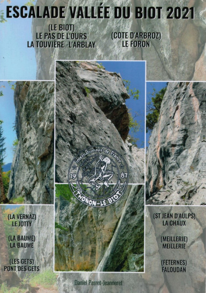 climbing guidebook Escalade Vallée du Biot 2021