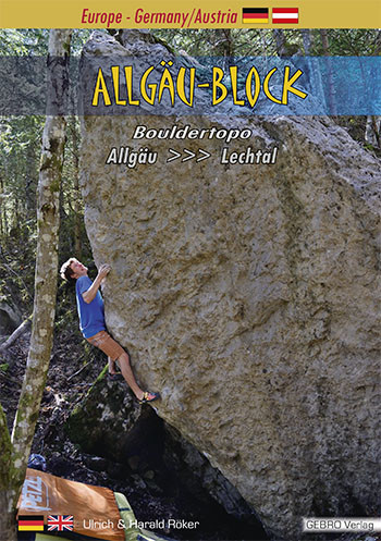 bouldering guidebook Allgäu-Block