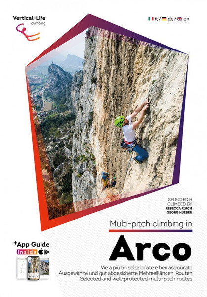 Multi-pitch climbing in Arco