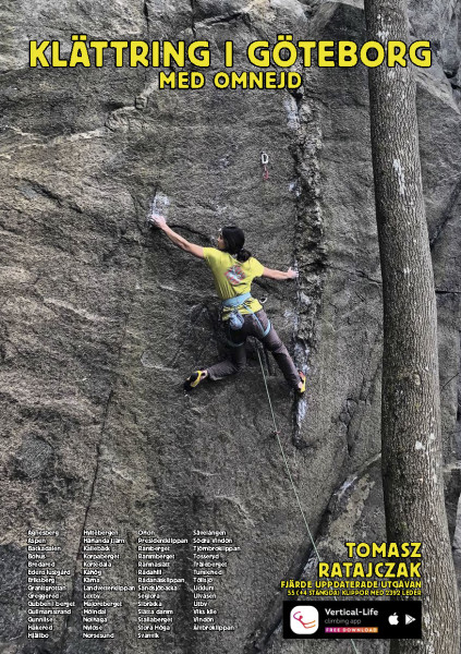 climbing guidebook Klättring i Göteborg med Omnejd