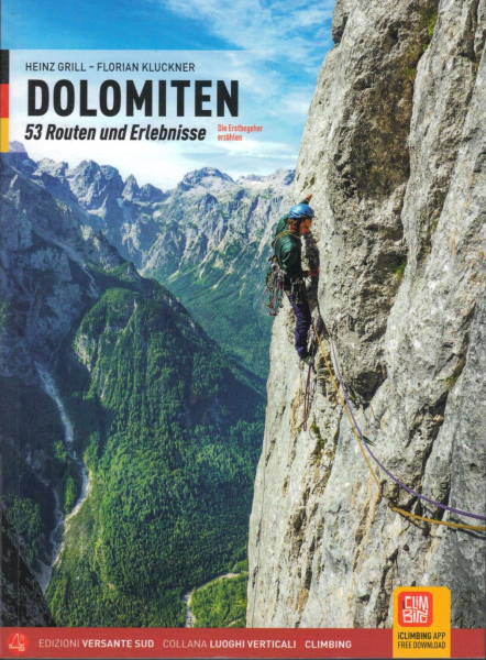 climbing guidebook Dolomiten 53 Routen und Erlebnisse
