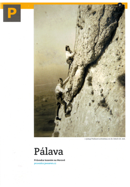 climbing guidebook Pálava