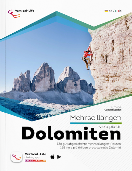 climbing guidebook Mehrseillängen Dolomiten