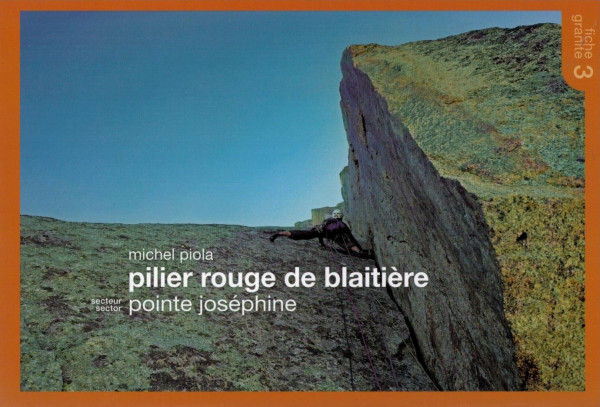 Pilier Rouge de Blaitière / pointe joséphine