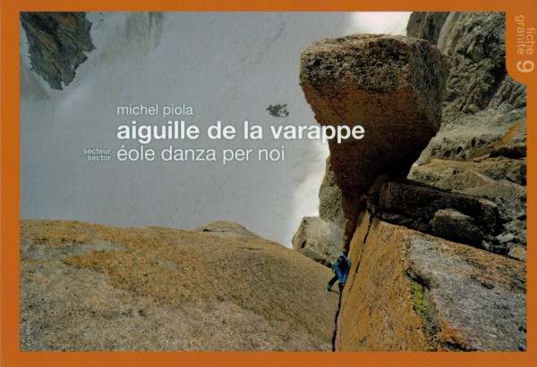 climbing map aiguille de la varappe / éole danza per noi