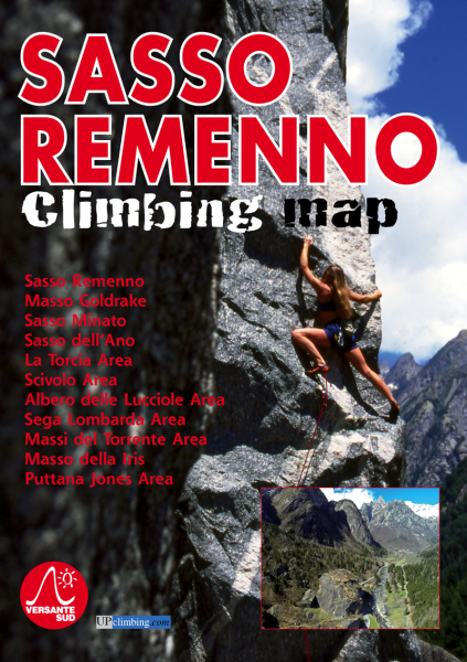 climbing map Sasso Remenno