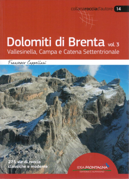 climbing guidebook Dolomiti di Brenta vol. 3 - Vallesinella, Campa e Catena Settentrionale